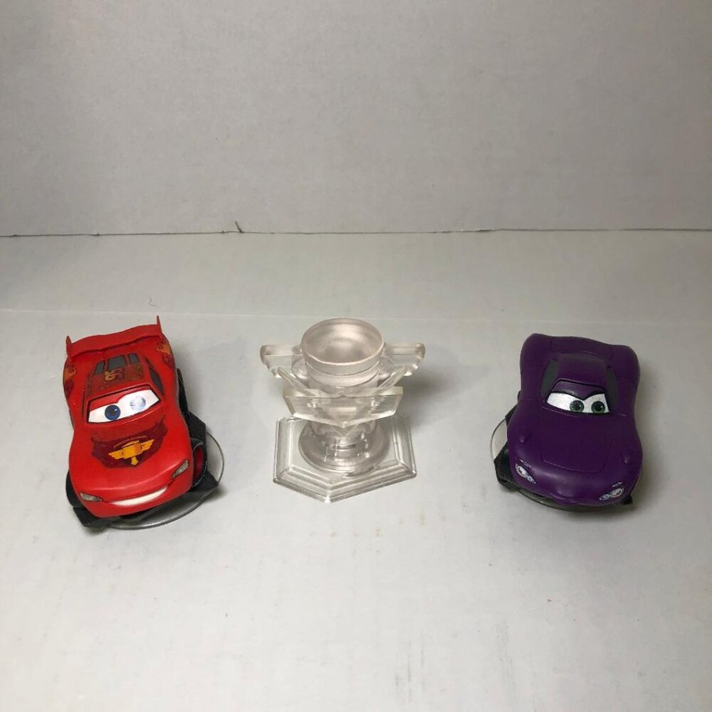 DISNEY INFINITY Lightning McQueen/Holley/Piston Cup Lot 3 Set Playset